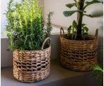Foto de ambiente de Set de tres cestas de jacinto de agua