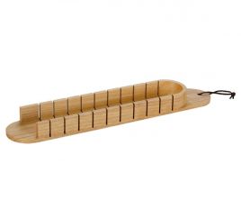 Tabla de cortar de madera para barra de pan