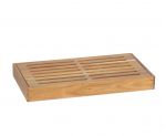 Tabla para cortar pan de madera de acacia