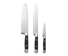 Set de 2 cuchillos de cocina de acero inoxidable