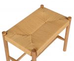 Asiento de Banqueta de madera de roble clásica