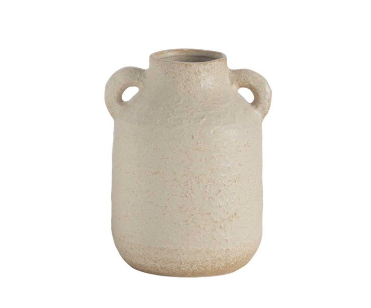 Jarrón de Ceramica Beige