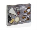 Set gourmet cinco cuchillos para amantes del queso portada pack