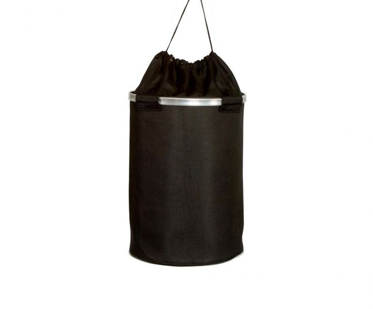 Redmon, cesto moderno para colada estilo Country, color negro
