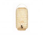 Lámpara de mesa de bambú natural